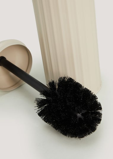 Natural Ridged Metal Toilet Brush (41cm x 9cm)