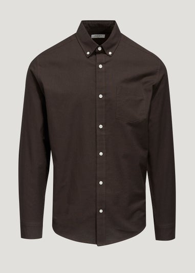 Brown Oxford Shirt