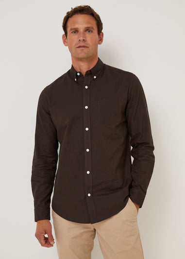 Brown Oxford Shirt