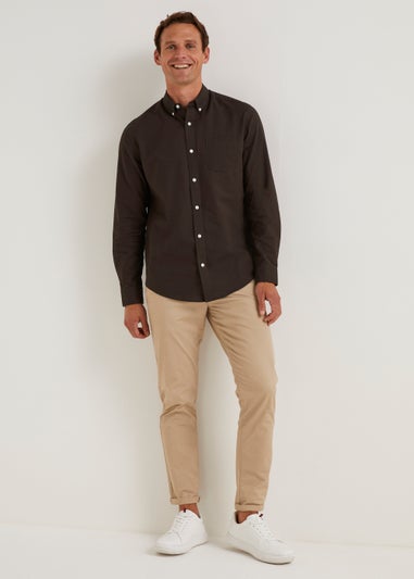 Brown Oxford Shirt