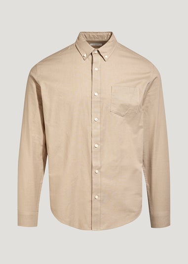 Stone Oxford Shirt