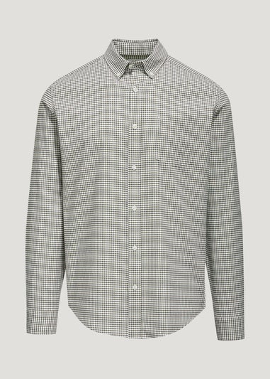 Green Gingham Oxford Shirt