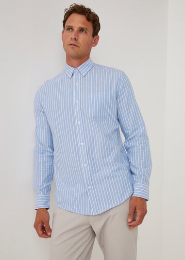 Blue Stripe Oxford Shirt