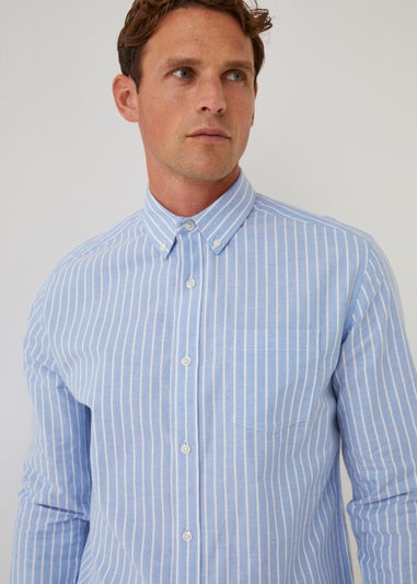 Blue Stripe Oxford Shirt