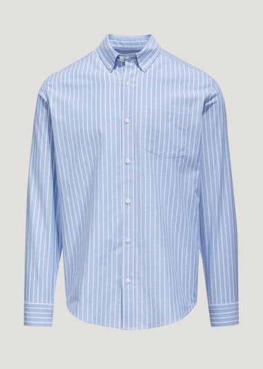 Blue Stripe Oxford Shirt