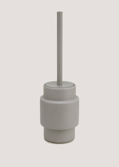 Grey Ceramic Toilet Brush (38cm x 12cm x 12cm)