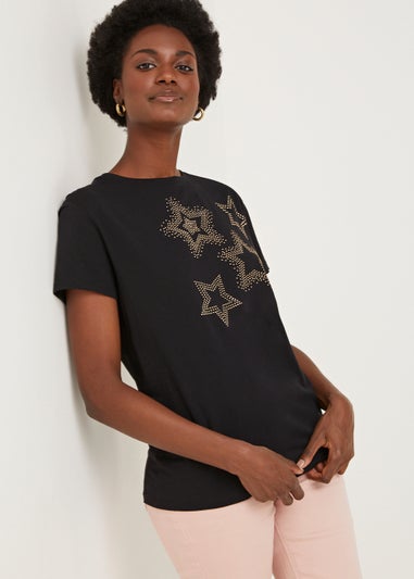 Black Star Stud T-Shirt