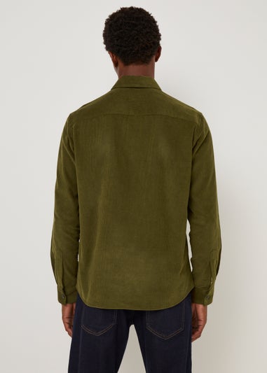 Green Cord Twin Pocket Shirt