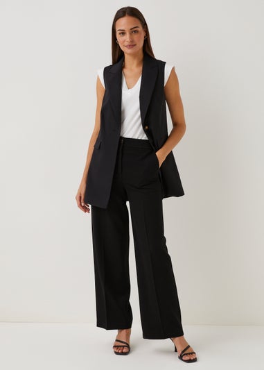 Et Vous Black Wide Leg Trousers