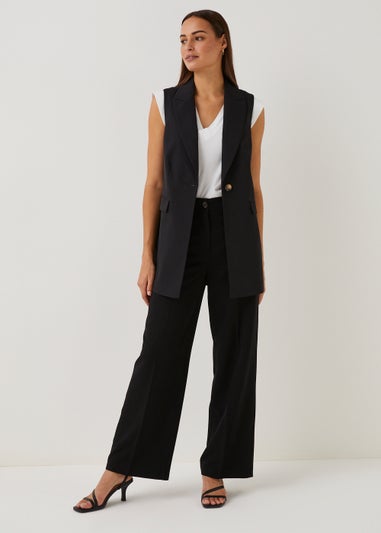 Et Vous Black Wide Leg Trousers