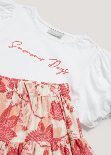 Girls Summer Top & Skirt Set (4-13yrs)