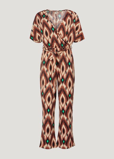 JDY Kamilla Brown Print Jumpsuit