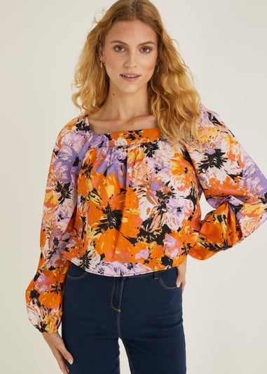 JDY Isabella Floral Print Top