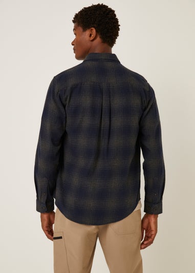 Navy Check Shirt