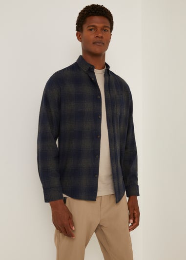 Navy Check Shirt