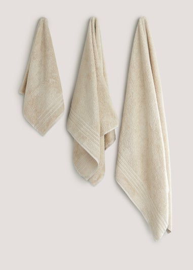Oatmeal 100% Egyptian Cotton Towels