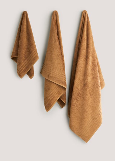 Gold 100% Egyptian Cotton Towels