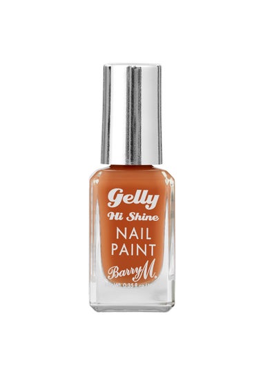 Barry M Gelly Hi Shine Nail Paint - Apricot (10ml)
