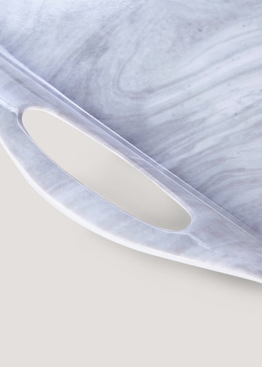 Grey Marble Melamine Tray