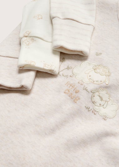 Baby 3 Pack Print Sleepsuits (Tiny Baby-18mths)