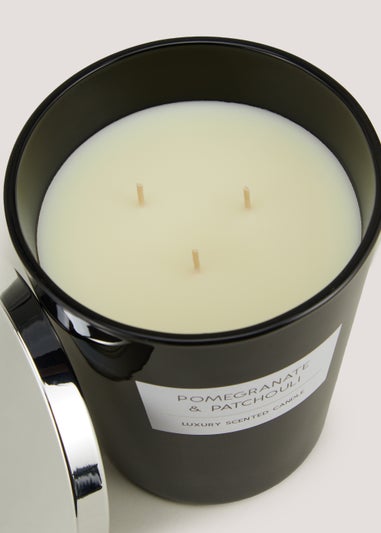 Pomegranate & Patchouli Luxury Scented Candle (16cm x 14cm)