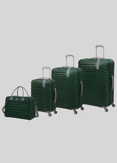 IT Luggage Green Hard Shell Suitcase