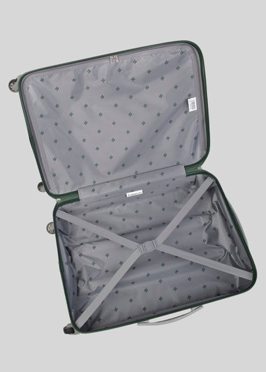 IT Luggage Green Hard Shell Suitcase