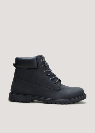 Black Worker Boots