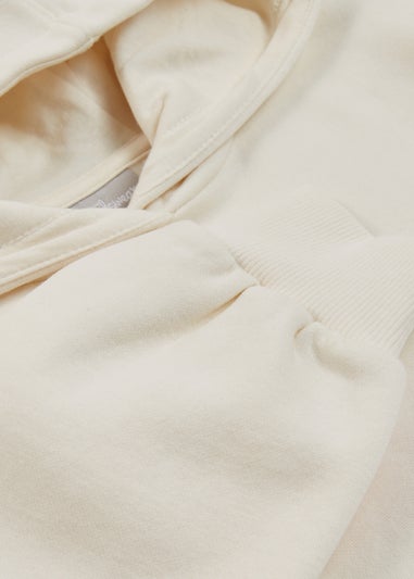 Kids Cream Longline Hoodie (4-13yrs)