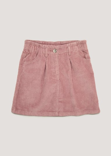 Cord shop skirt pink