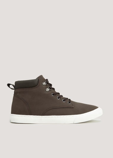 Brown Padded Cupsole Trainers