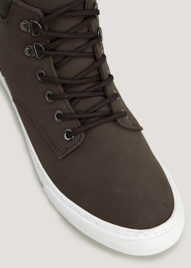 Brown Padded Cupsole Trainers