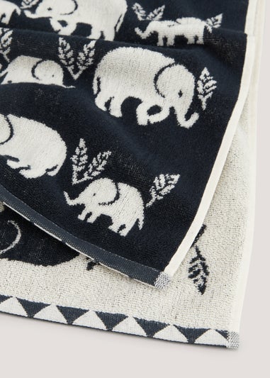 Black Elephant 100% Cotton Towels