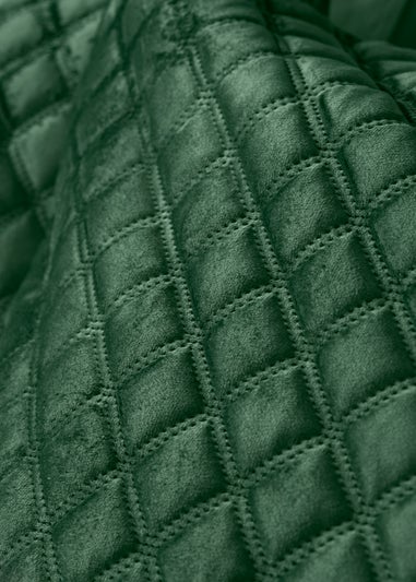 Green Velvet Pinsonic Duvet Cover