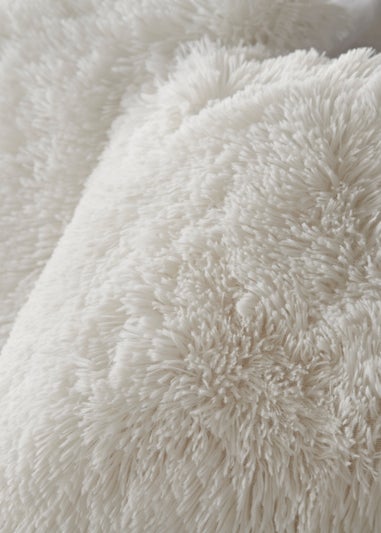 White Shaggy Duvet Cover