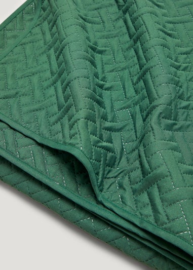 Green Pinsonic Bedspread (235cm x 235cm)