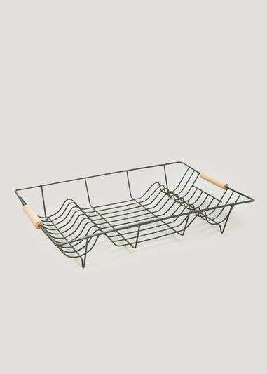 Green Wire Dish Drainer (31cm x 48cm)