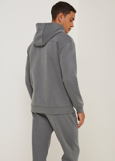 US Athletic Grey Half Zip Hoodie