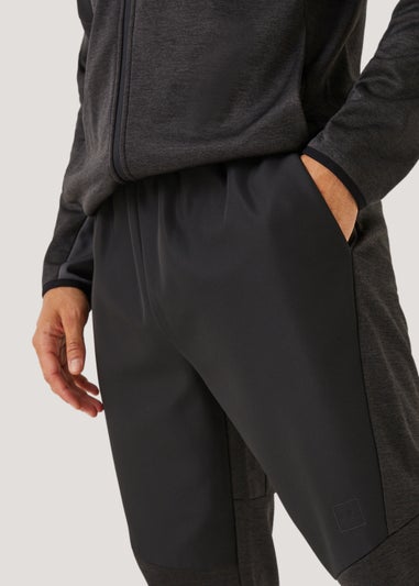 US Athletic Black Cuffed Joggers
