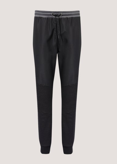 Et Vous Black Solid Ponte Joggers - Matalan