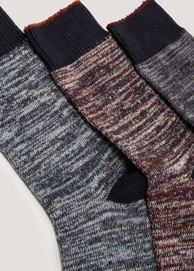 3 Pack Space Dye Boot Socks
