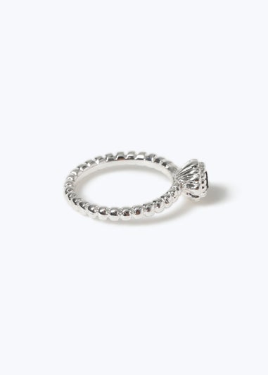Green Stone Bobble Ring