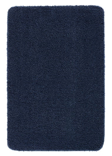 Deep Pile Navy Washable Muddle Mat (100cm x 60cm)