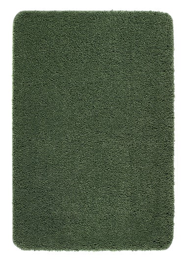 Deep Pile Green Washable Muddle Mat (100cm x 60cm)