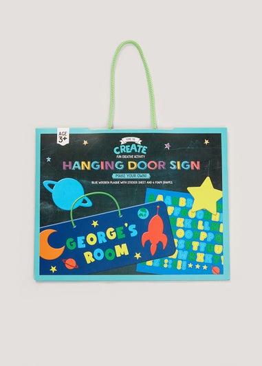 Kids Design Your Own Door Sign - Matalan