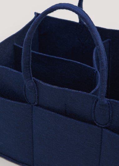 Navy Felt Storage Caddy (36cm x 19.5cm)