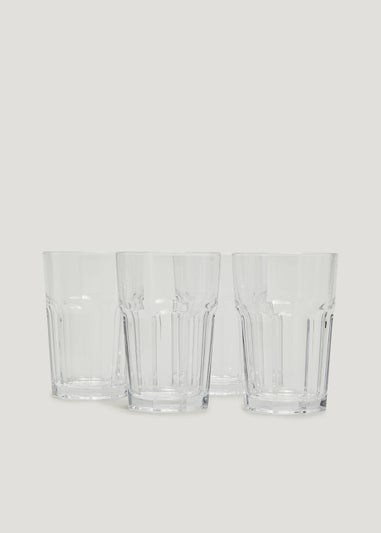 4 Pack Long Drink Glasses