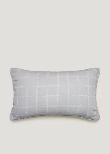 Check Print Cat Cushion (30cm x 50cm)
