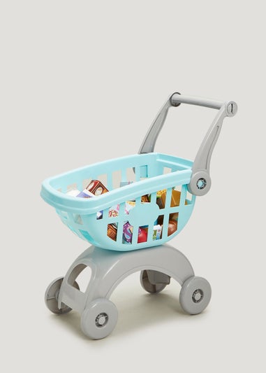 Childs shopping cheap trolley and food