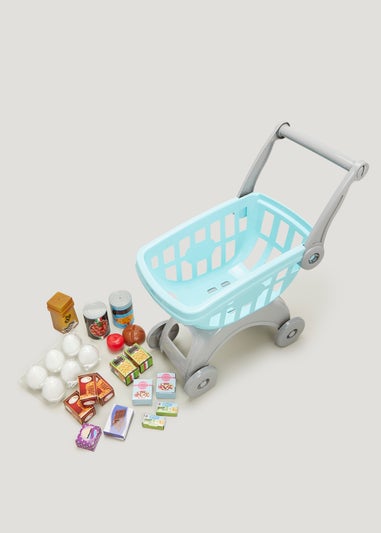 Kids Shopping Trolley & Food Toy Set